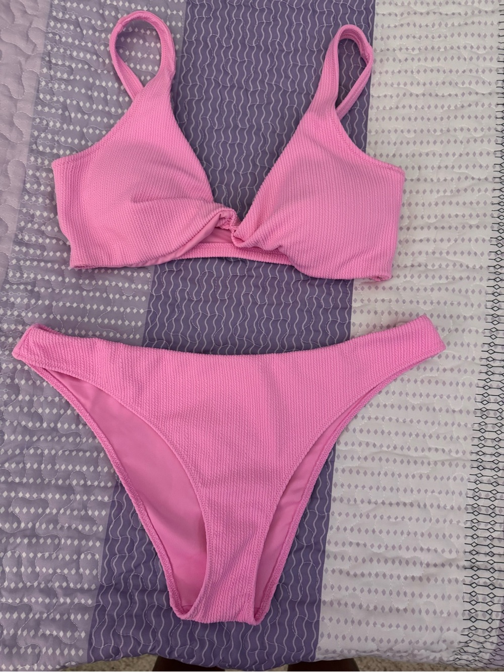 Womens ribbed bikini